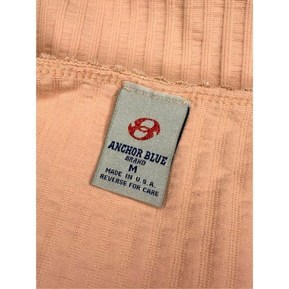 Vintage Anchor Blue Women’s Medium Pink Cami Tank Top V-Neck Textured - Picture 4 of 5
